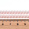 Baking Paint Pearlized Glass Pearl Bead Strands X-HY-N002-4mm-A10-5