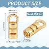 100Pcs Brass Cord Ends KK-ME0004-93-2