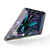 Embossed Glass Rhinestone Pendants GLAA-J101-01B-001VO-4
