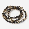 Electroplate Opaque Glass Beads Strands LS-EGLA-A034-P4mm-O01-2