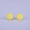 Round Silicone Focal Beads SI-JX0046A-91-5