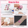 20 Sheets Luminous Water Proof Removable Temporary Tattoos Stickers AJEW-SP0002-81C-4