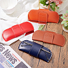  2pcs PVC Leather Eyeglasses Case AJEW-NB0003-41-5