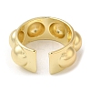 Brass Open Cuff Rings RJEW-Q778-16G-3