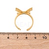 304 Stainless Steel Cuff Rings for Women RJEW-F175-01G-03-3