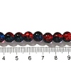 Crackle Glass Beads Strands X1-CCG-C002-8mm-10-4