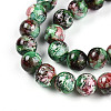 Baking Paint Glass Beads X1-DGLA-N003-10mm-A09-4