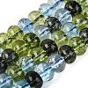 Crackle Transparent Glass Beads Strands GLAA-N074-02B-08-1