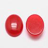 Dyed Oval Natural Jade Cabochons X-G-K021-25x18mm-07-2