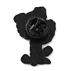 Black Alloy Brooch JEWB-Z011-02A-EB-2