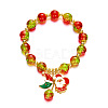Christmas Alloy Enamel Charm Bracelets FS-WGDAB1C-01-1