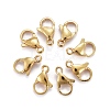 304 Stainless Steel Lobster Claw Clasps X-STAS-H352-01D-G-1