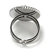304 Stainless Steel Open Cuff Rings RJEW-C079-16P-01-3
