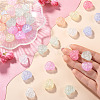 50Pcs Luminous Transparent Acrylic Beads LACR-TA0001-11-7