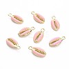 Alloy Enamel Pendants X-PALLOY-T065-27E-1