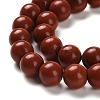 Natural Red Jasper Beads Strands X-G-I199-25-8mm-3