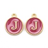 Golden Plated Alloy Enamel Charms LS-ENAM-S118-08J-1