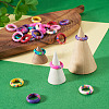 30Pcs Handmade Polymer Clay Finger Rings RJEW-TA0001-11A-7