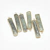 Natural Labradorite Pendants G-Q494-54B-1