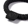 Solid Cloth Elastic Braided Hair Ties PHAR-F015-04C-3