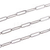 304 Stainless Steel Paperclip Chains CHS-CJ0001-02P-4