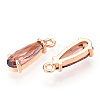 Faceted Glass Pendants X1-GLAA-T010-004G-2