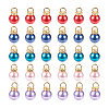 Acrylic Imitation Pearl Pendants IFIN-PH0023-63G-1