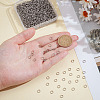 1500Pcs 304 Stainless Steel Split Rings STAS-ME0002-57-3