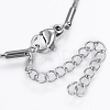 Tarnish Resistant 304 Stainless Steel Boston Link Chain Bracelets BJEW-K172-26P-3