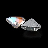 Triangle Shape Sew on Rhinestone GLAA-WH0033-55A-01-3