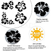 4Pcs 4 Styles PET Waterproof Self-adhesive Car Stickers DIY-WH0308-225A-031-4