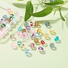 50Pcs 10 Colors Synthetic Moonstone Beads Strands G-YW0001-08-8