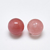 Cherry Quartz Glass Beads X-G-T122-25A-01-2