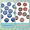 12Pcs 12 Constellations Epoxy Resin Pendants FIND-TAC0027-38-5