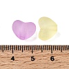 Frosted Transparent Acrylic Beads FACR-C001-01G-3