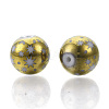 Christmas Electroplate Glass Beads EGLA-R113-07C-2