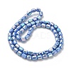 Electroplate Glass Beads Strands EGLA-D030-06F-2