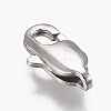 316 Surgical Stainless Steel Lobster Claw Clasps STAS-Z013-01B-3