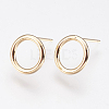 Long-Lasting Plated Brass Stud Earrings LS-KK-K227-061G-NF-1