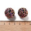 Acrylic Rhinestone Ball Beads OACR-A035-01B-3