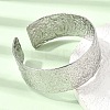 21.5MM 304 Stainless Steel Textured Cuff Bangles for Women SA-CBA37BC-26P-3
