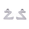 Non-Tarnish 201 Stainless Steel Charms STAS-T044-217P-Z-2