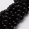 Natural Obsidian Round Beads Strands LS-G-E329-6mm-37-1