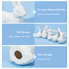 5Pcs 5 Style Porcelain Display Decoration AJEW-GL0002-01-4