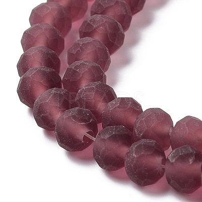 Transparent Glass Beads Strands X1-EGLA-A034-T8mm-MD13-1