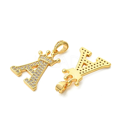 SHEGRACE Brass Micro Pave Clear Cubic Zirconia Pendants XGRQ5F521-809G-1