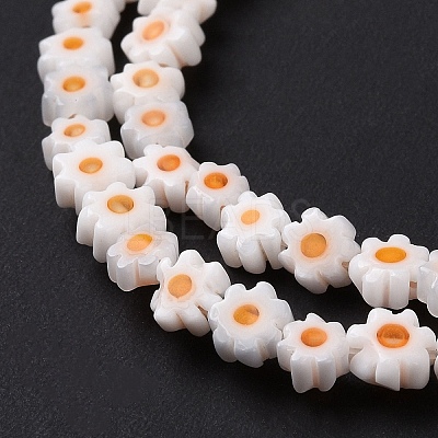 Handmade Millefiori Glass Bead Strands LAMP-J035-4mm-73-1