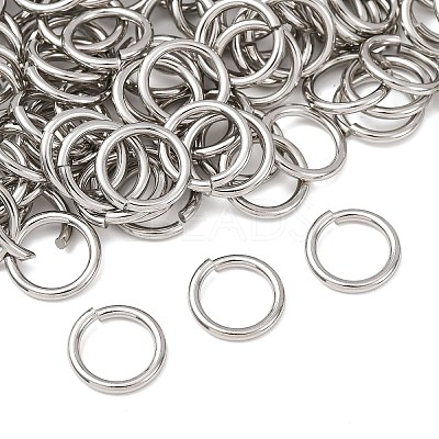 Tarnish Resistant 304 Stainless Steel Open Jump Rings X-STAS-R065-41-1