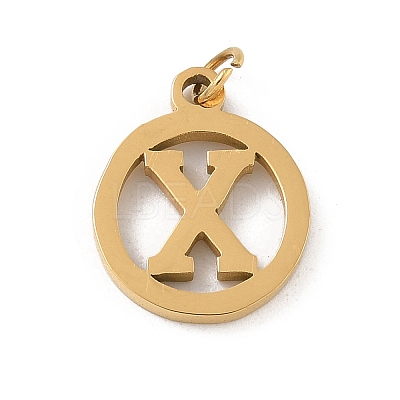 304 Stainless Steel Charms
with Jump Ring LS-STAS-R001-02G-X-1