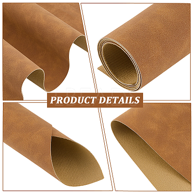 1 Sheet Rectangle PU Leather Fabric DIY-CL0001-51A-1